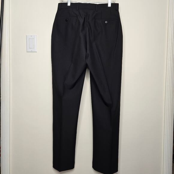 J.Ferrar Men's Modern Fit Black Dress Pants Size 32x32 - Picture 7 of 9